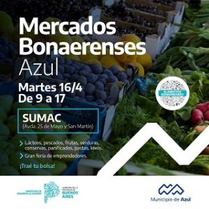Cambio de espacio para la nueva edición de Mercados Bonaerenses